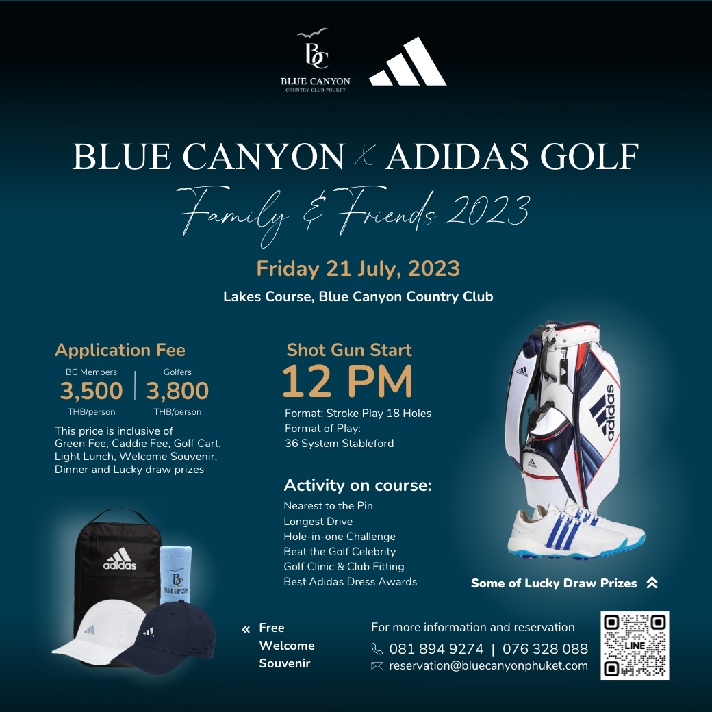 Blue Canyon x Adidas Golf - Family & Friends 2023