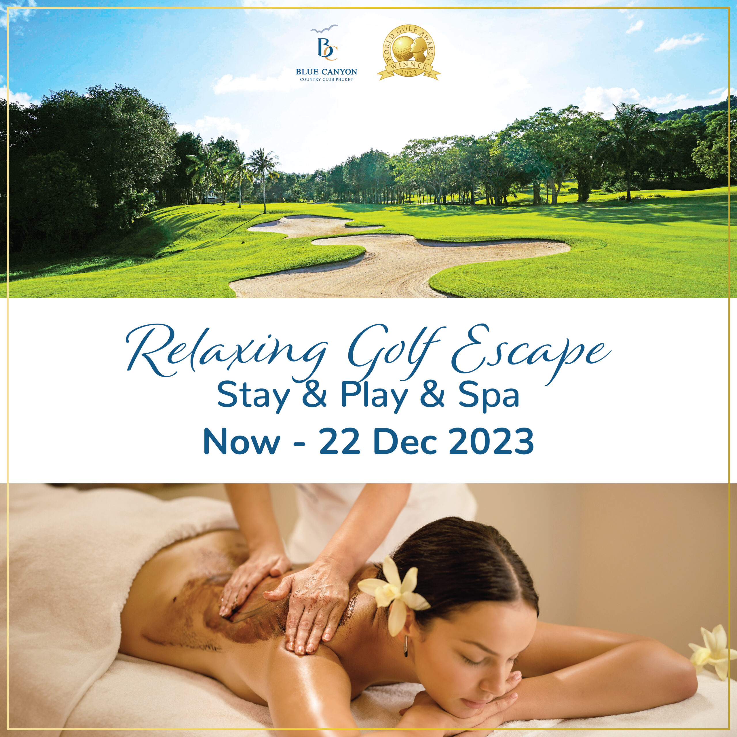 Relaxing Golf Escape - Stay & Play & Spa
